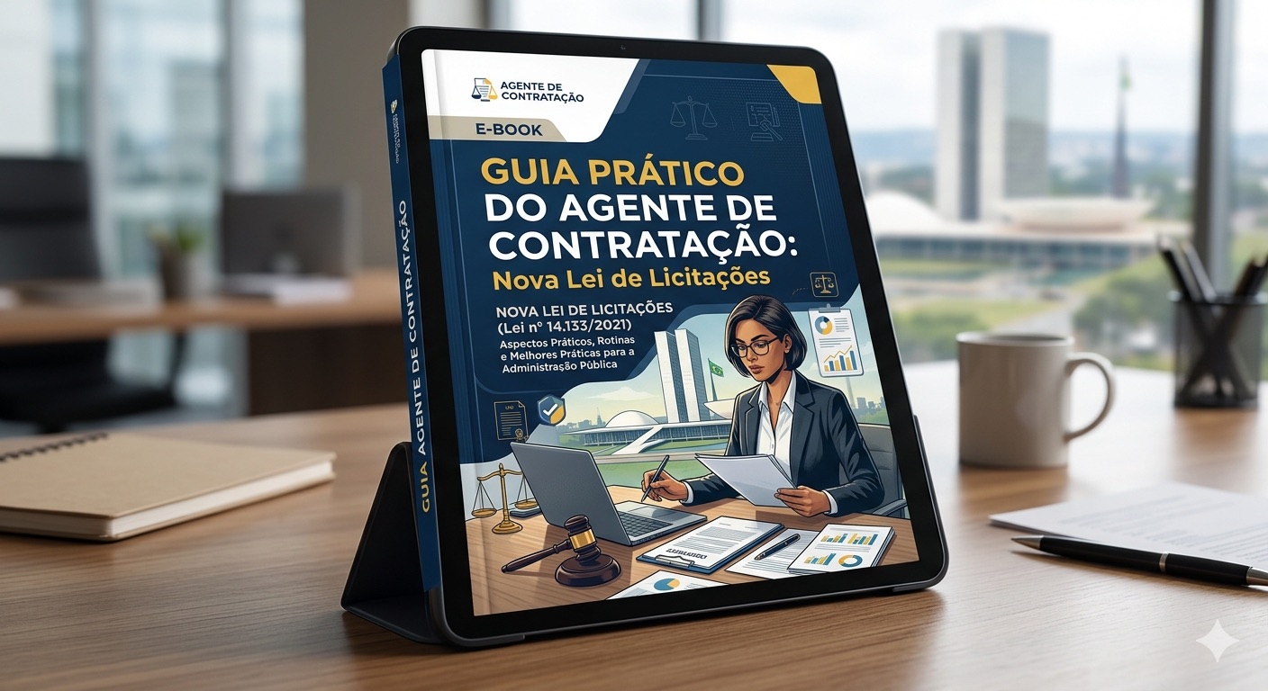 Capa do E-book Guia Prático do Agente de Contratação